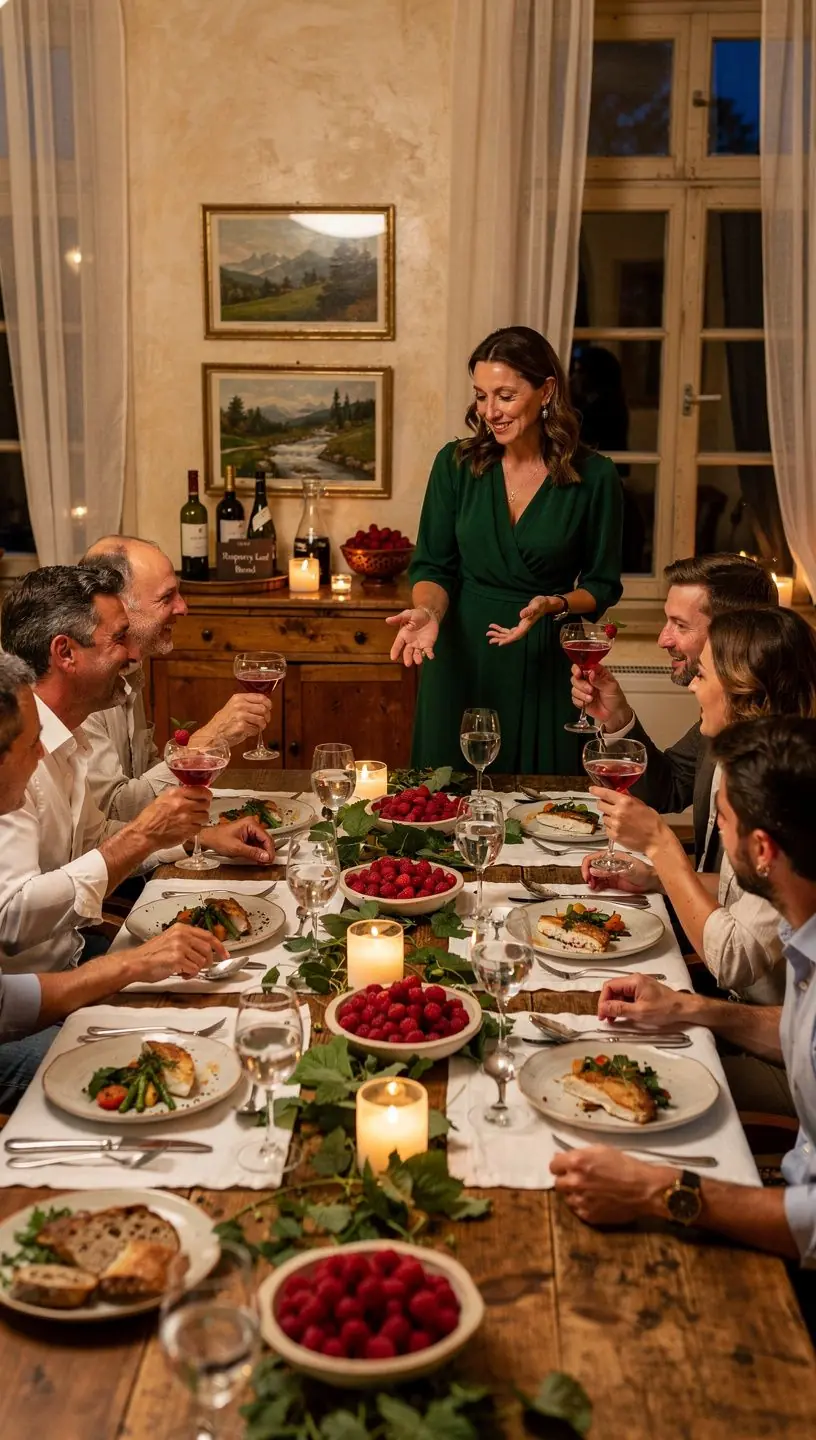 Užitna mešanica, ki ponuja blag in osvežujoč okus.